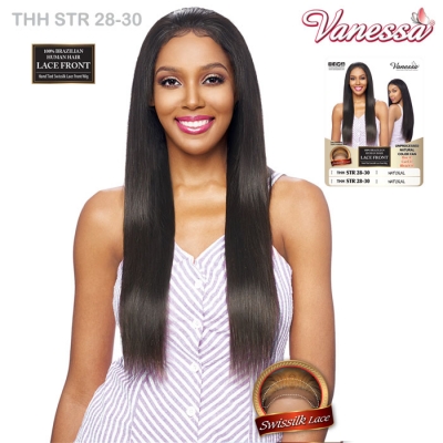 Vanessa 100% Brazilian Human Hair Lace Front Wig - THH STR 28-30